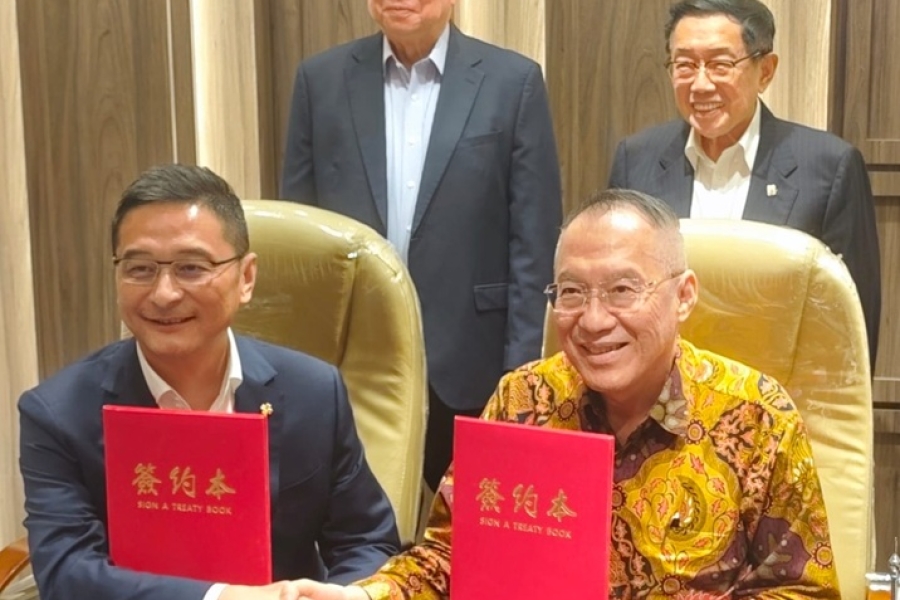 国家会展中心（上海）有限责任公司代表团拜访印尼中华总商会介绍进博会